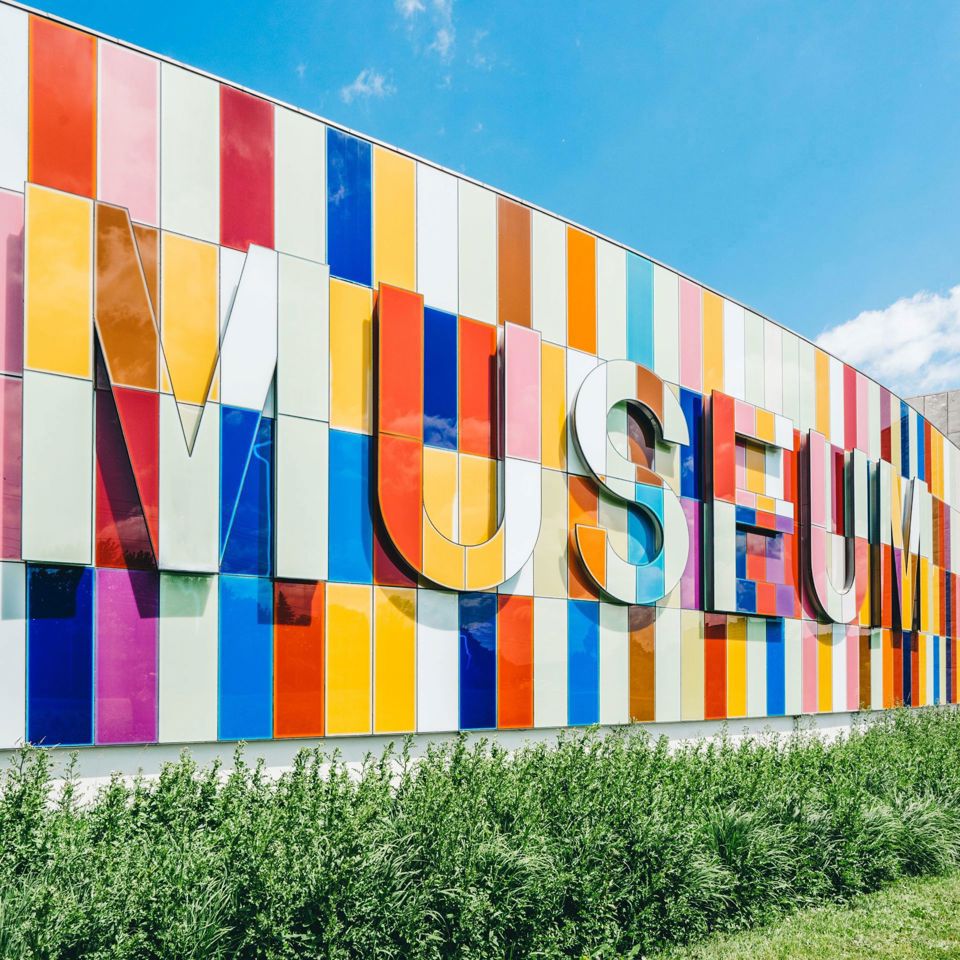 museum gekleurd blokjes