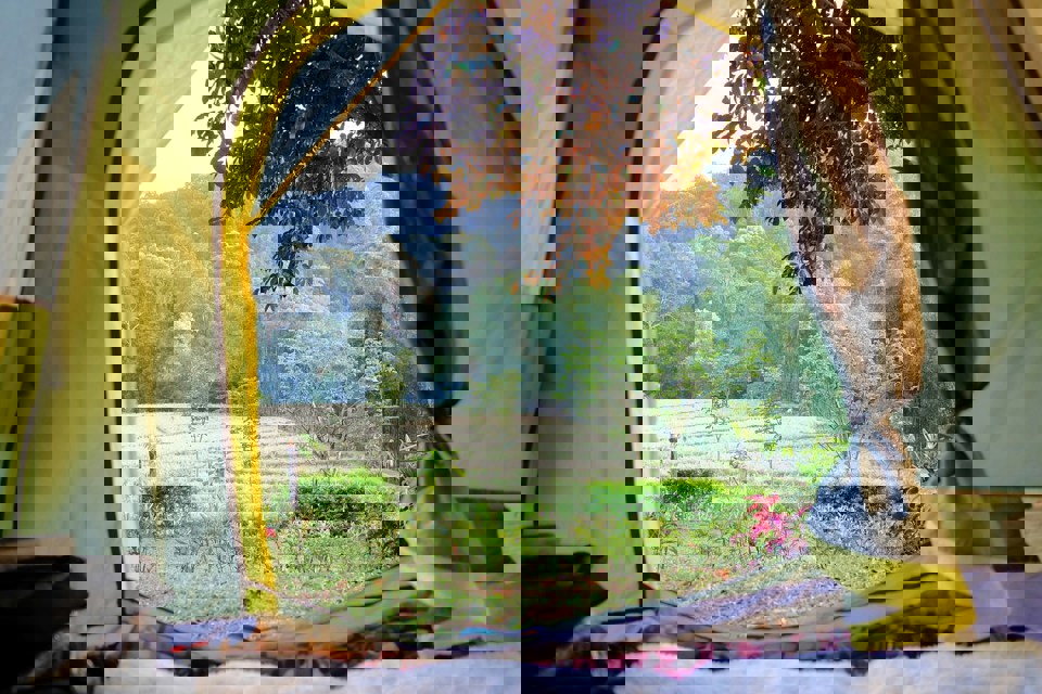 Duurzaam toerisme - tent