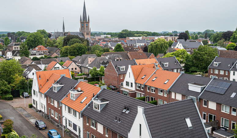 Druten Woonwijk Centrum Van Bovenaf.JVG